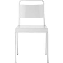 lucinda white stacking chair