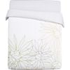 lula embroidered full/queen duvet. 88"Wx92"L