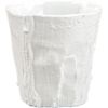 mache candleholder. 2.5"dia.x2.5"H