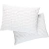 set of two meander standard shams. 20"Wx26"L