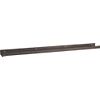 metal gunmetal wall shelf. 48"Wx4.5"Dx2"H