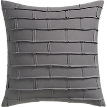 metro grey 20" pillow