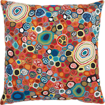millefiora murano 20" outdoor pillow