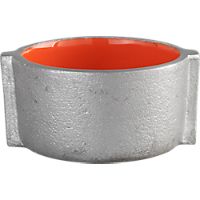 molten orange candleholder