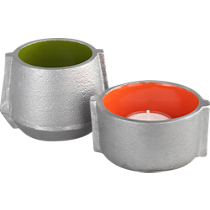 molten candleholders