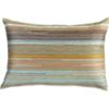 multi-colored embroidered 18"x12" pillow