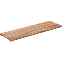 notch wood cheese server