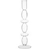 numi 2-ring candleholder. 1.5"dia.x9.5"H