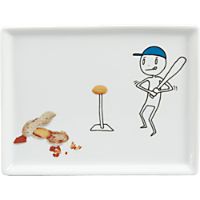 oliver baseball appetizer plate