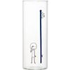 oliver swizzle stick cooler. 18 oz.; 2.5"dia.x7.5"H