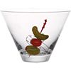 oliver veggie pick martini glass. 8.5 oz.; 4.5"dia.x3.25"H