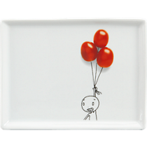 oliver tomato balloons appetizer plate