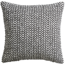 optical chevron 18" pillow