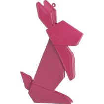 origami bunny ornament