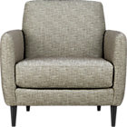 parlour chair in tweed.