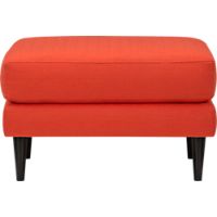 parlour atomic orange ottoman
