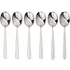 set of six party spoons. 7.75"H