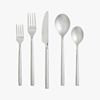 20-piece pattern 451 flatware set: four each of salad forks, dinner forks, knives, tablespoons and teaspoons.