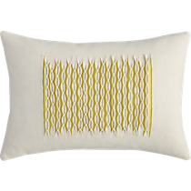 peek white 18"x12" pillow