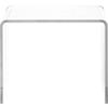 peekaboo clear low side table