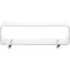 peekaboo clear media console. 40"Wx18"Dx13.75"H