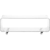 peekaboo clear media console