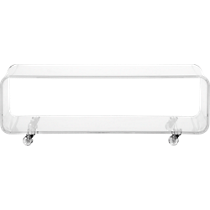 peekaboo clear media console