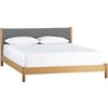 peg leg queen bed (mattress sold separately). overall: 64.25"Wx84.25"Dx32.5"H footboard: 10.5"Hlegs: 2.25"dia.