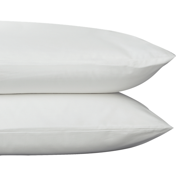 PercalePillowcasesWhiteS12