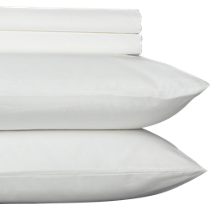 organic white percale sheet sets
