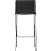 phoenix carbon grey 30" barstool. overall: 17"Wx19"Dx39"Hseat: 30"H