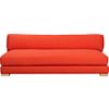 piazza sofa in persimmonoverall: 81"Wx43"Dx26"Hinterior seat: 81"Wx32"Dx14.5"H