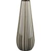 pinstripe vase. 7"dia.x19.5"H