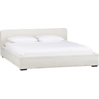 plush natural queen bed