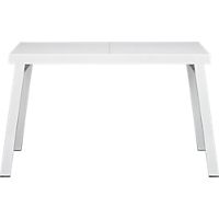 pocket white extension dining table