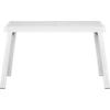 pocket white extension dining table