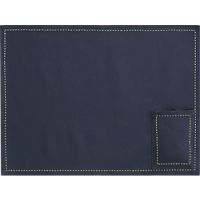 pocket blue placemat