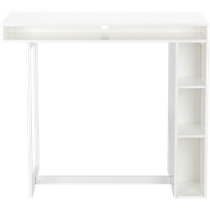 public white high dining table