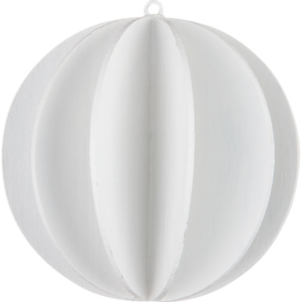 PulpBallWhiteOrnamentF12