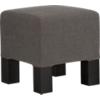 quad greige stool