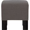 quad stool in greige. 16"sq.x16"H