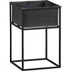 raised 18" planter. 11.75"sq.x18"H