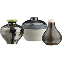 3-piece reactive vase set