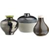 3-piece reactive vase set