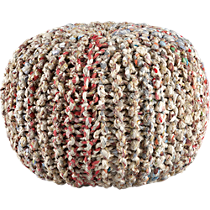 recycled pouf