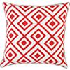 red diamonds 20" pillow