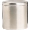 canister with lid.