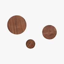 dot coat hooks set of three