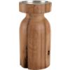 saal wood large candleholder