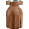 saal wood small candleholder